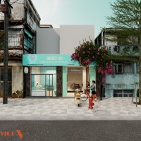 Sở hữu 20m2 nên thiết kế phòng khám nhi Chip Bi theo phong cách gì?